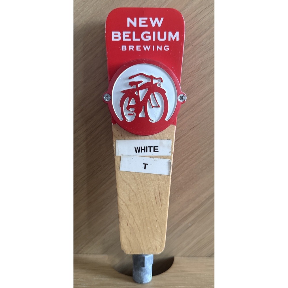 New Belgium Brewing Tap Handle Red Bicycle Logo Beer Dispensing